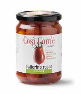 Red Datterino tomato in water